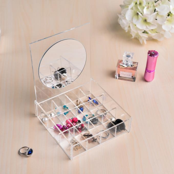 mirror.jpg를 가진 명확한 아크릴 보석 진열장