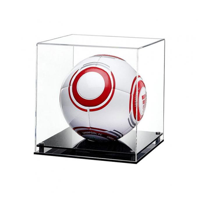 soccer.jpg를 위한 큰 명확한 아크릴 모형 입방체 전시 상자
