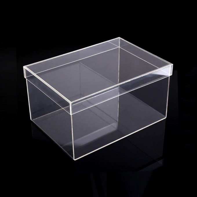 명확한 아크릴 여닫이 서가 뚜껑 진열장 신발 전시 box.jpg