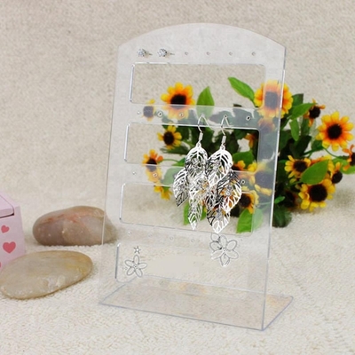 3mm 아크릴 보석 전시 아크릴 메이크업 보석 귀걸이 홀더 전시 수정같은 폴란드어
