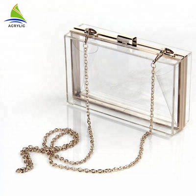 직업적인 최신유행 명확한 주문 아크릴 지갑 18×4.5×11 Cm 세륨 증명서
