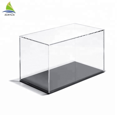제작된 명확한 Lockable 아크릴 입방체 야구/하키 퍽을 위한 전시를 상자에 넣기 위하여