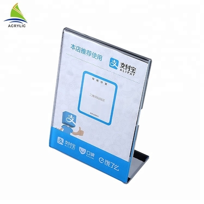 A5 경량 아크릴 표시 전시 홀더 대 유행 유럽 디자인