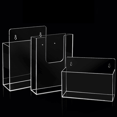 OEM 아크릴 소책자 홀더, 잘 고정된 플라스틱 1/3 A4 전단 홀더