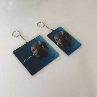 청소하게 쉬운 선물 광고를 위한 유행에 의하여 인쇄되는 주문 아크릴 Keychains