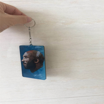 청소하게 쉬운 선물 광고를 위한 유행에 의하여 인쇄되는 주문 아크릴 Keychains
