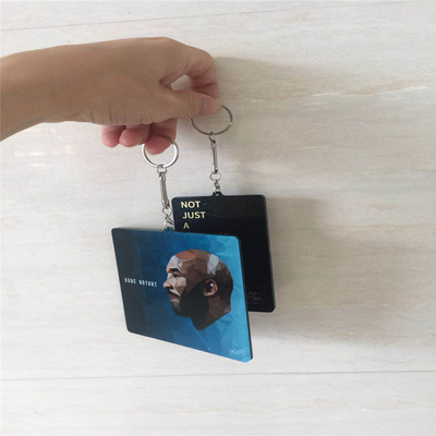 청소하게 쉬운 선물 광고를 위한 유행에 의하여 인쇄되는 주문 아크릴 Keychains