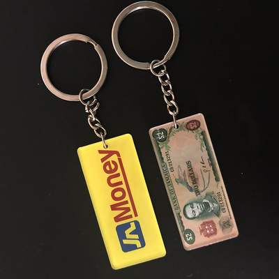 청소하게 쉬운 선물 광고를 위한 유행에 의하여 인쇄되는 주문 아크릴 Keychains