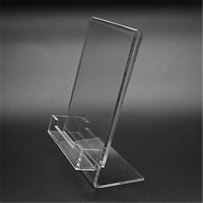 5&quot; X 7&quot; 플라스틱 유리 플렉시 유리 명함 주머니를 가진 아크릴에 의하여 기울는 삽입 표시 홀더