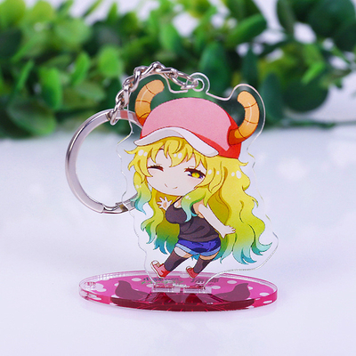 주문 아크릴 싱크대 진열장 Standee 일본의 애니메이션 숫자 인쇄된 아크릴 Keychain